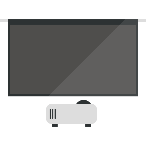 تلویزیون و پروژکتور